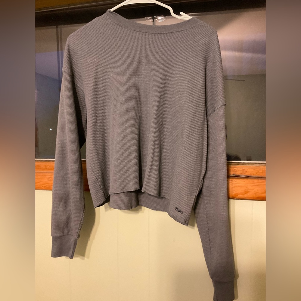 Aritizia waffle crew boxy tee